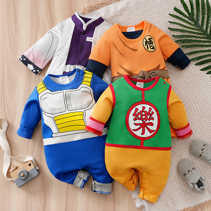 Spiderman Jumpsuit Kids - ชุดบอดี้สูทเด็กแรกเกิดลายอนิเมะแบบคลุมไหล่ แขนยาว ผ้าฝ้าย น่ารัก สำหรับเด็กชายและเด็กหญิง