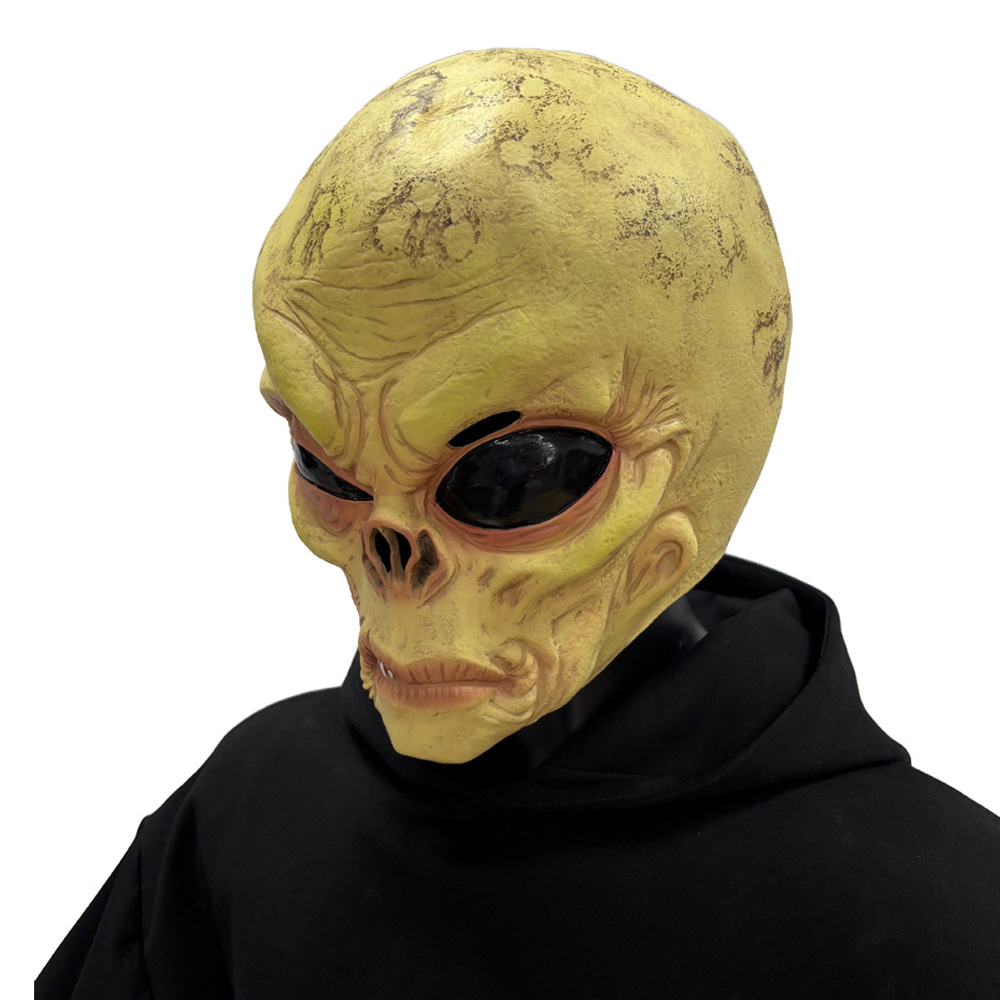 หน้ากากเอเลี่ยน UFO สมจริง หน้ - Latex Alien Mask Realistic บทวิจารณ์และราคา