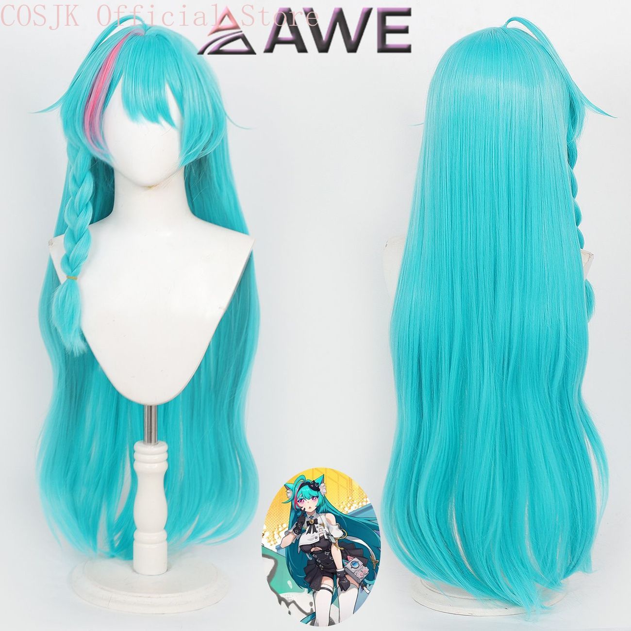 Neverness to Everness วิกผมคอส - Anime Cosplay Wig Heat Resistant บทวิจารณ์และราคา