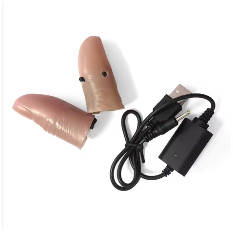 ชุดไฟ 7 สี แบบคู่ ชาร์จได้ แสง - Thumb Tip Magic Trick Set บทวิจารณ์และราคา