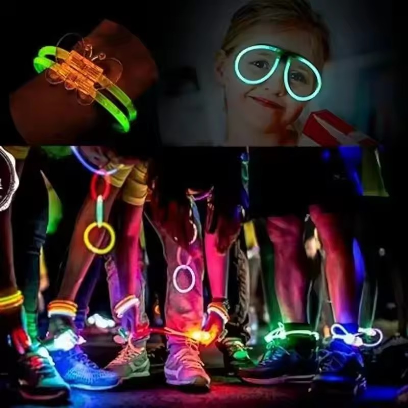 แท่งเรืองแสง 50/100 ชิ้น สำหรั - Glow In The Dark Party Glasses บทวิจารณ์และราคา