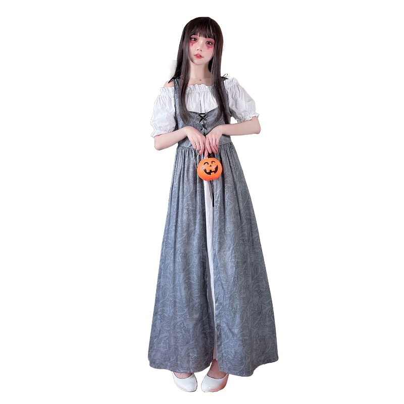 ชุดคอสตูมยุคกลางสำหรับผู้หญิง  - Medieval Renaissance Dress Women บทวิจารณ์และราคา