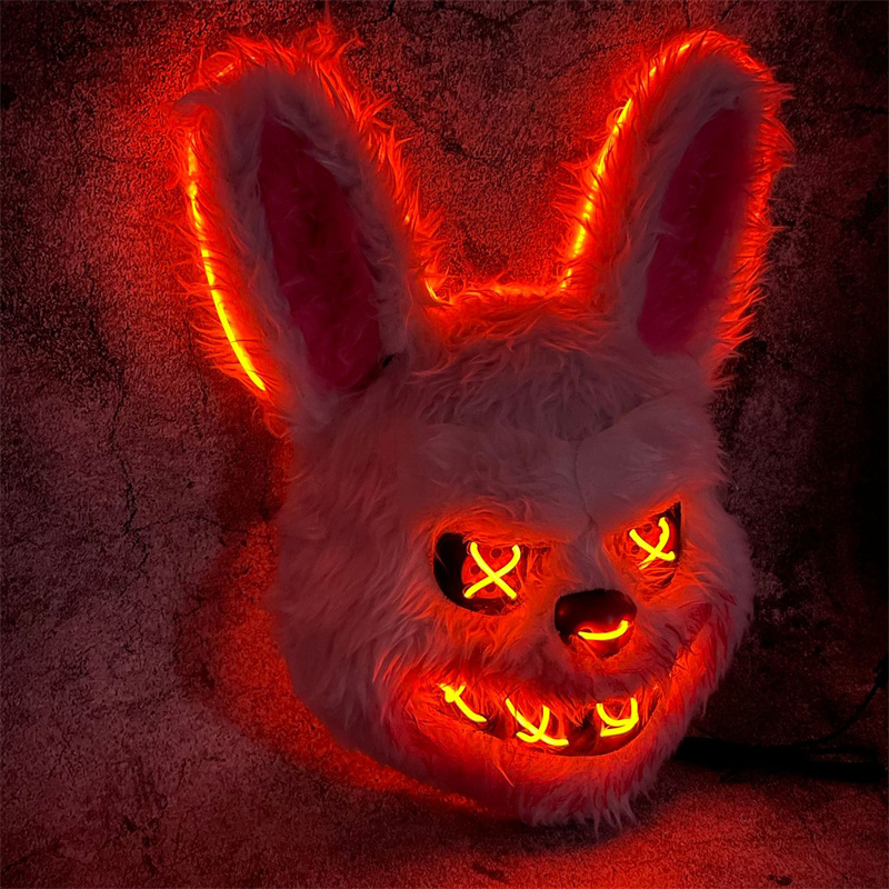 หน้ากากกระต่ายหน้ากาก LED หมีก - Led Purge Mask Halloween บทวิจารณ์และราคา